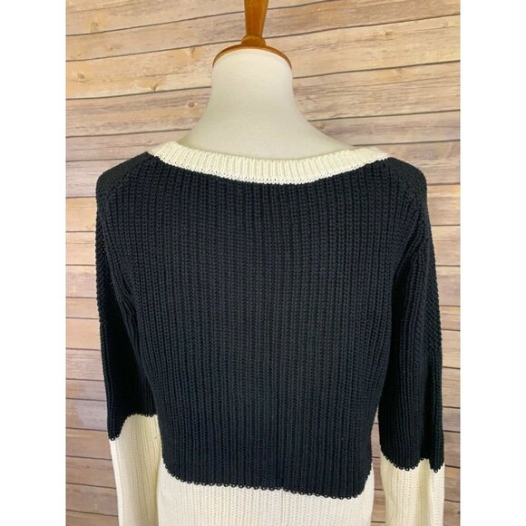 Preston Womens Small Colorblocked Sweater Black - Picture 5 of 8